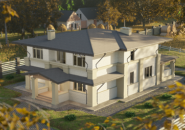 Софит Standard, T4 с центральной перфорацией, графит - 44