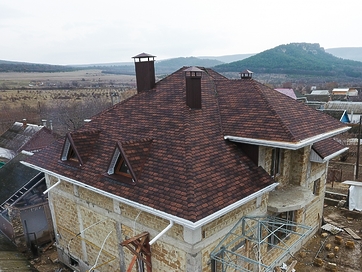 Гибкая черепица Premium, Женева, Кофе - 89