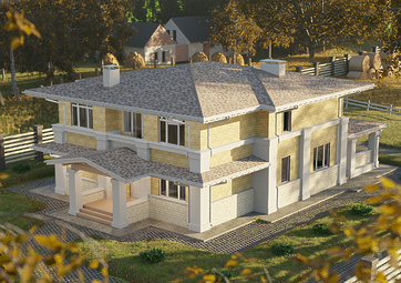Фасадная панель Burg, Песчаный - 9