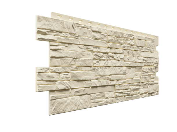 Фасадная панель Алтай, Сливочный - 1