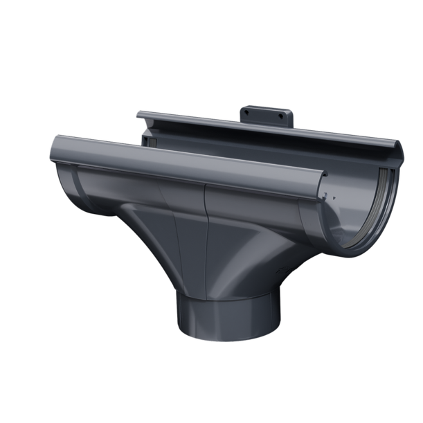 Водосточная воронка Люкс (Lux), графит - 1