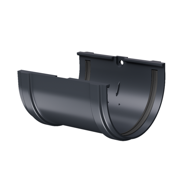 Соединитель желобов с резиновым уплотнителем - 1